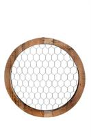 Cornice Legno con Rete Naturale  Ø 40 cm