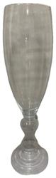 Coppa Vetro Trasparente h 98 cm Ø 24 cm