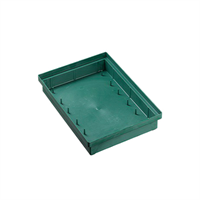 Vaschetta Garden 4 - 6 Pezzi Verde h 4.5 cm l 44x23 cm