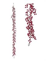 Ghirlanda Bacche Rosso h 150 cm