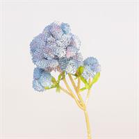 Ramo Achillea Blu h 34 cm