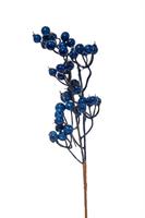 Ramo Bacche Blu h 80 cm