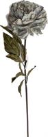 Ramo Peonia Spray Grigio h 81 cm