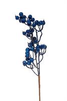 Rametto Bacche Blu h 35 cm