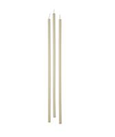 Candela Stelo Avorio 12 Pezzi h 37 cm Ø 0,9 cm