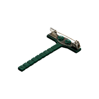 Spilla For Clip 50 Pezzi Verde h 4.2 cm l 2.5 cm