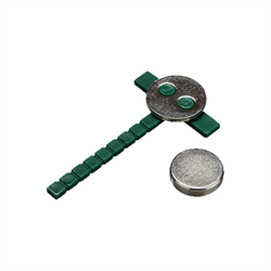 Spilla For Clip Magnetic 30 Pezzi Verde h 4.2 cm l 2.5 cm