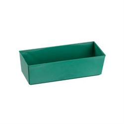 Vaschetta 2000 12 Pezzi Verde h 8 cm l 20x6 cm