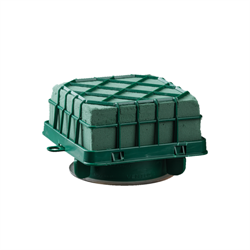 Ventosa Quadro Con Spugna Verde h 9 cm l 11x11 cm