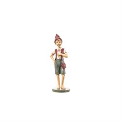 Burattino Resina Rosso h 30 cm