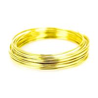 Filo Alluminio Smaltato Oro l 12 mt Ø 0.2 cm