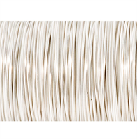 Spoletta in Plastica Filo Smaltato Argento 100 Gr Ø 0.3 mm