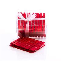 Mollette Legno 100 Pezzi Rosso l 3.5 cm