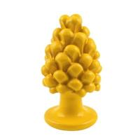 Pigna Ceramica Giallo h 15 cm