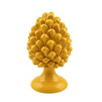 Pigna Ceramica Giallo h 20 cm