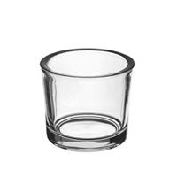 Cilindro Vetro Spesso Trasparente h 10 cm Ø 10 cm