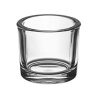 Cilindro Vetro Spesso Trasparente h 12 cm Ø 12 cm