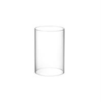 Parafiamma Vetro Trasparente h 15 cm Ø 7 cm