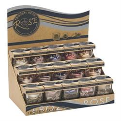 Cubo Vetro C/Candela Frozen Rose