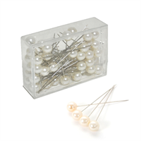 Spillo Perla Crema h 6 cm Ø 1 cm Cf 40 Pz
