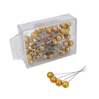 Spillo Perla Giallo h 6 cm Ø 1 cm Cf 40 Pz