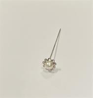 Spillo Fiore C/Perla E Strass h 7.5 cm Ø 1 cm Cf 20 Pz