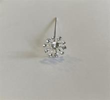Spillo Strass Fiore Diamante h 7.5 cm Ø 2 cm Cf 20 Pz