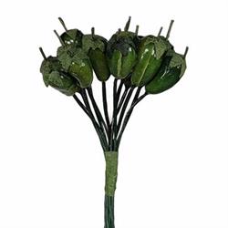 Mazzetto x 12 Peperoncino Verde h 10 cm Ø 1.5 cm