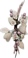 Pick Rose C/Cuori Rosa h 16 cm