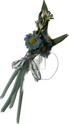 Pick Margherite Turchese h 18 cm