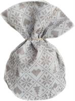 Sacchetto Grande Tela Firenze Naturale h 40 cm Ø 26 cm