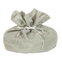 Sacchetto Grande Quadri Salvia h 35 cm l 21x32 cm