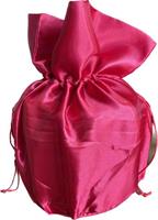 Sacchetto Grande Raso Rosso h 40 cm l 40 cm