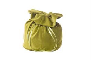 Sacchetto Grande Velluto Verde Pistacchio h 36 cm l 33x22 cm