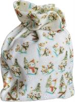 Sacchetto Grande Pupazzo Di Neve h 38 cm l 40 cm