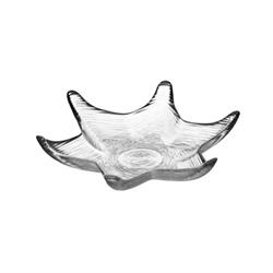Piatto Stella Vetro h 4.5 cm Ø 18 cm