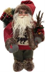 Babbo Natale C/Sacco Rosso h 30 cm