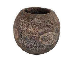 Sfera Portafiori Legno h 13 cm Ø 16 cm
