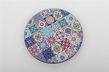 Piatto Ceramica Blu Ø 20.5 cm