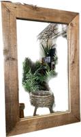 Specchio Legno Naturale h 76 cm l 51 cm