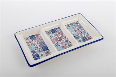 Svuotatasche Ceramica Blu l 30x17 cm
