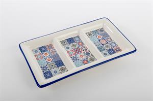 Svuotatasche Ceramica Blu l 30x17 cm