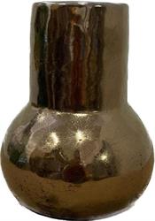 Vaso Martellato Bronzo h 15.5 cm Ø 12 cm