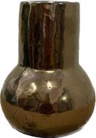 Vaso Martellato Bronzo h 15.5 cm Ø 12 cm