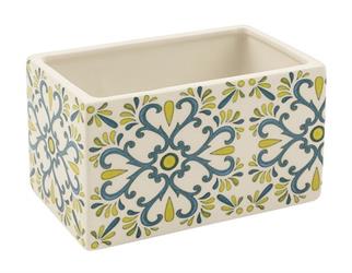 Rettangolo Ceramica Maiolica h 9 cm l 9x14.5 cm