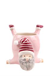 Vaso Ceramica Babbo Natale h 10.7 cm Ø 10.7 cm