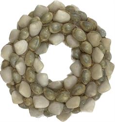 Coroncina Conchiglie Naturale Ø 12 cm Cf 3 Pz
