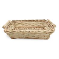 Cesto Vimini Rettangolare Naturale h 13 cm l 50x40 cm