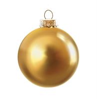 Sfera Vetro Da Appendere Oro Ø 8 cm Cf 16 Pz