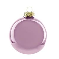Sfera Vetro Da Appendere Vaniglia Ø 8 cm Cf 16 Pz